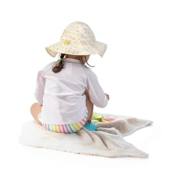 i play rashguard top for baby girls UPF 50+ quick-dry mock-5