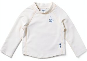 i play rashguard top for baby girls UPF 50+ quick-dry mock-0