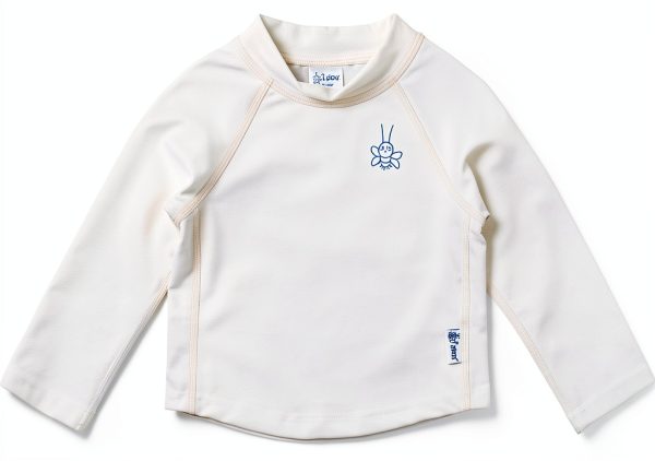 i play rashguard top for baby girls UPF 50+ quick-dry mock-0