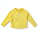 KidFit Baby Boys Sun Rash Guard Half Zip Dark Blue-0