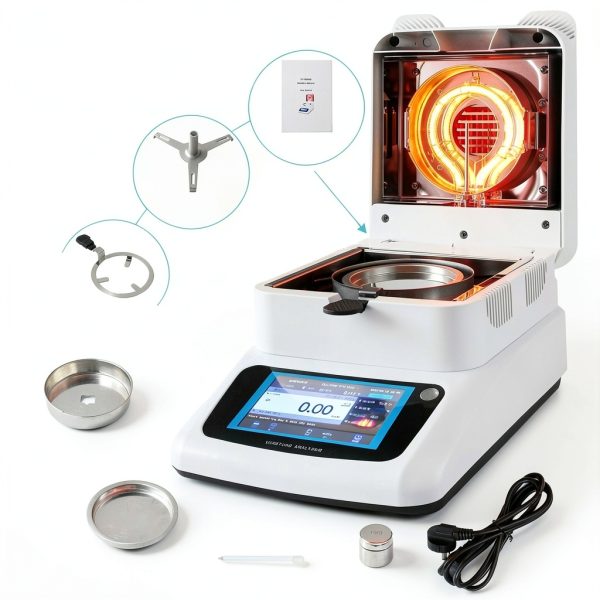 Moisture Analyzer Generic 0.001g 5‑inch Touch QON64VEBFTGDQSFUA-6