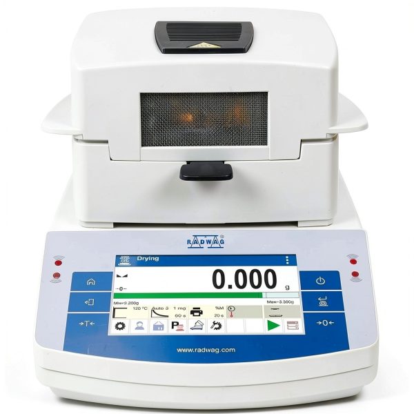 Moisture Analyzer Radwag MA 50.X2.IC.A.WH 50g 0.001% Lab Balance-0