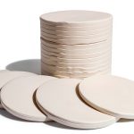 Mettler Style 90mm Binderless Glass Fiber Sample Pads Nevada Weighing-0